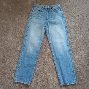 SLVRLAKE Dakota High Rise Straight Jeans Light Wash Size 28